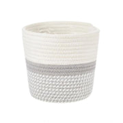 Generic Cotton Flower Pot With Out Lid (Gray-White)