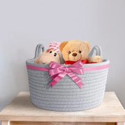 Generic Cotton Pack Of_1 Plain Cat Basket 9x5 Inch (Grey)