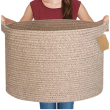 Generic Cotton Pack Of_1 14x12 Inch Storage Basket For Clothes With Out Lid (Kidi)