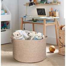 Generic Cotton Pack Of_1 14x12 Inch Storage Basket For Clothes With Out Lid (Kidi)