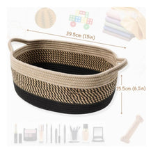 Generic Cotton Pack Of_1 Baby Basket 15x6 Inch Storage Basket For Clothes (Brown)