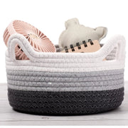 Generic Cotton Pack Of_1 Cat Basket 8x4 Inch Storage Basket For Clothes (Multicolor)