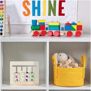 Generic Cotton Pack Of_1 Basket 7x5 Inch Storage Basket For Clothes (Yellow)