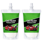 Generic Pack of 2 Car and Bike Polish Mirror Shine Liquid Pouches 100 ML