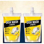 Generic Pack of 2 Kitchen Cleaning Dishwash Liquid Pouches 100 ML