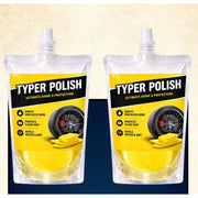 Generic Pack of 2 Ultra Tyre Shine &amp; Polish Liquid Pouches 100 ML