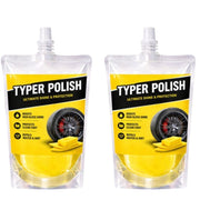 Generic Pack of 2 Ultra Tyre Shine &amp; Polish Liquid Pouches 100 ML