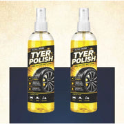 Generic Pack of 2 Deep Black Tyer Polish Liquid Spray Bottle 100 ML