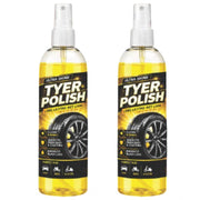 Generic Pack of 2 Deep Black Tyer Polish Liquid Spray Bottle 100 ML