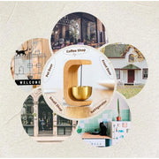 Generic Self-Adhesive Magnetic Doorbell (Gold)