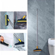 Generic Pack of 2 2 in 1 Scrape Floor Scrubbing Brush (Multicolor)