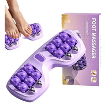 Generic Pack of 2 Portable Double Foot Massage Roller (Purple)