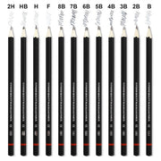 Generic Pack of 2 12 pcs Art Pencil Kit Set (Black)