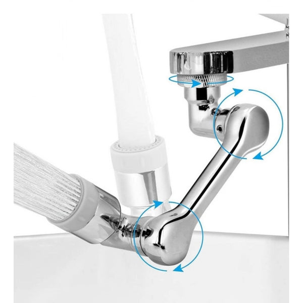 Generic Pack of 2 1080 Degree Rotate Faucet (Silver)