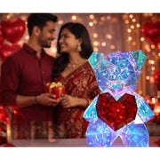 Generic Glowing Teddy Bear Night Light (Multicolor)
