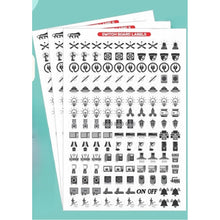 Generic Pack of 3 Switch Board Sticker (Black)