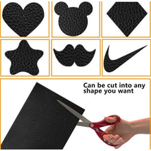 Generic Pack of 2 Leather Repair Patch (Black)
