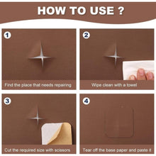 Generic Pack of 2 Leather Repair Patch (Brown)