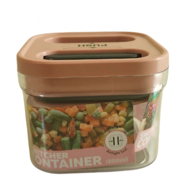 Generic Pack of 1 Switchers Airtight Storage Container Set 500 ML (Pink)