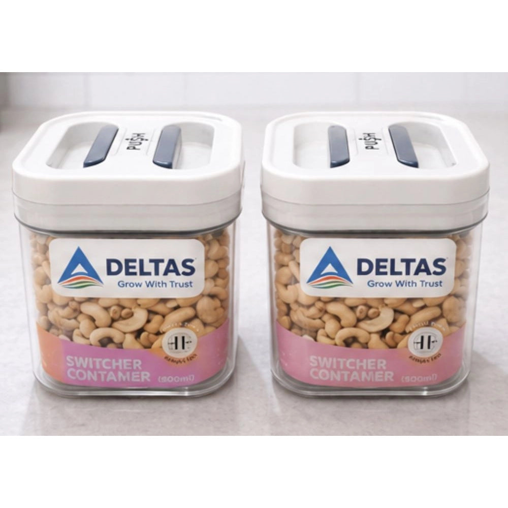 Generic Pack of 2 Switchers Airtight Storage Container Set 500 ML (White)