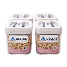 Generic Pack of 4 Switchers Airtight Storage Container Set 500 ML (White)