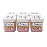 Generic Pack of 6 Switchers Airtight Storage Container Set 500 ML (White)