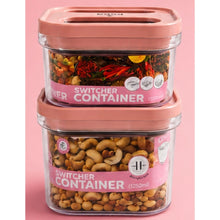 Generic Pack of 2 Switchers Airtight Storage Container Set 1250 ML (Pink)
