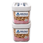 Generic Pack of 2 Switchers Airtight Storage Container Set 1250 ML (White)