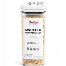 Generic Pack of 1 Switchers Airtight Storage Container Set 2000 ML (White)