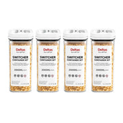 Generic Pack of 4 Switchers Airtight Storage Container Set 2000 ML (White)
