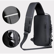Generic Waterproof Sling Cross Backpack Bag (Black)