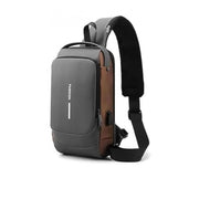 Generic Waterproof Sling Cross Backpack Bag (Black)
