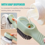 Generic Pack of 3 Soap Dispensing Cleaning Brush (Multicolor)