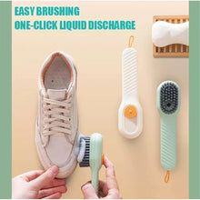 Generic Pack of 3 Soap Dispensing Cleaning Brush (Multicolor)