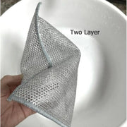Generic Pack of 5 Stainless Steel Dishwash Scrub (Silver)
