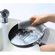 Generic Pack of 15 Stainless Steel Dishwash Scrub (Silver)