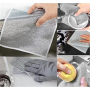 Generic Pack of 15 Stainless Steel Dishwash Scrub (Silver)