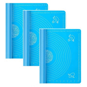 Generic Pack of 3 Silicone Roti Mat (Blue)