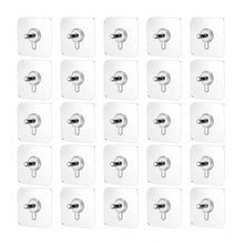 Generic Pack of 25 Acrylic-Metal Wall Hook (Multicolor)