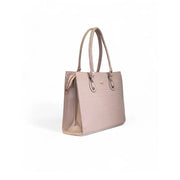 Generic Women's Polyurethane Croco Shoulder Tote Bag (Beige)