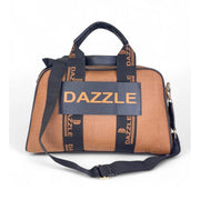Generic Women's Polyurethane Textured Duffle Bag with Adjustable &amp; Removable Strap (Brown)