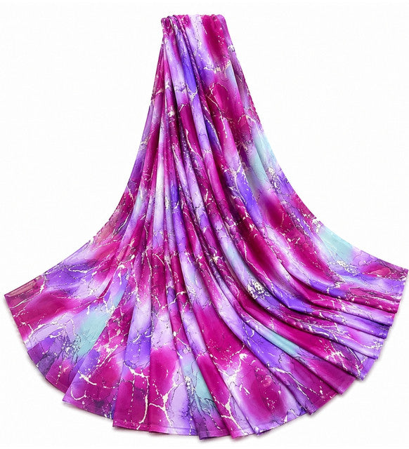 Generic Women's Georgette Printed Saree With Unstitched Blouse 5.5Mtr (Multi)